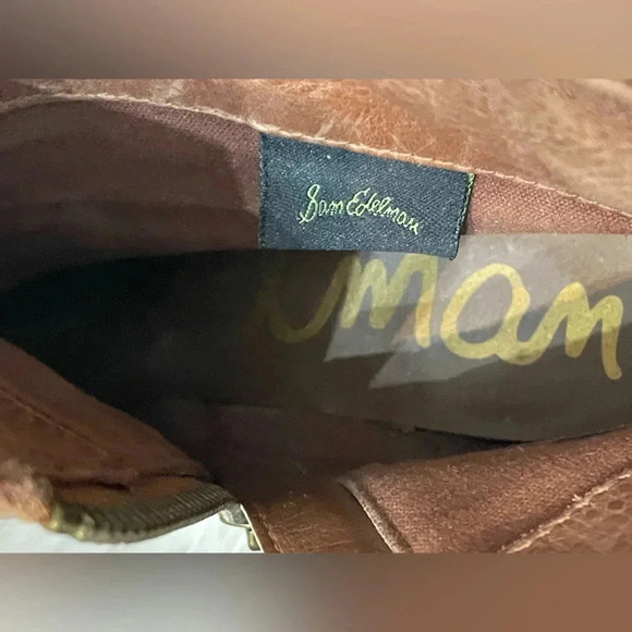 Sam Edelman Louie Western Bootie with Fringe Size 7.5 - Picture 11 of 13